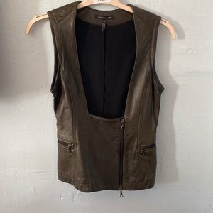 Marissa Webb Brown Leather Vest